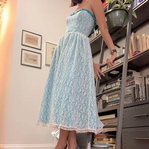 Vintage handmade 1960s prom dress